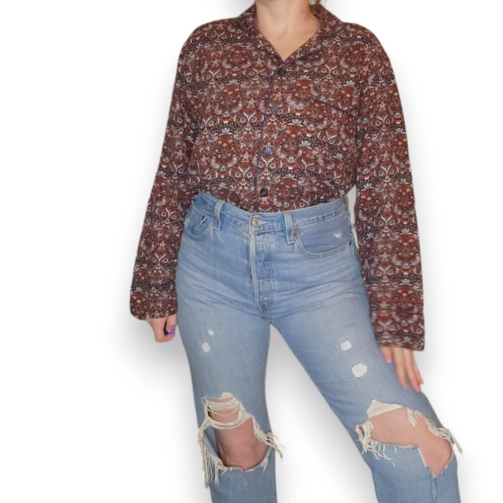 Liberty London Printed Button Down Shirt View 3